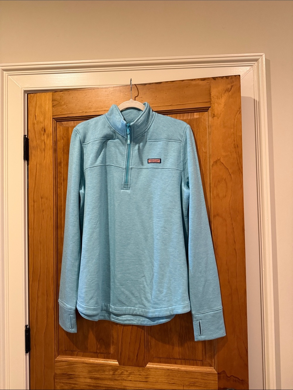 Vineyard Vines women’s Aqua Half-Zip Pullover